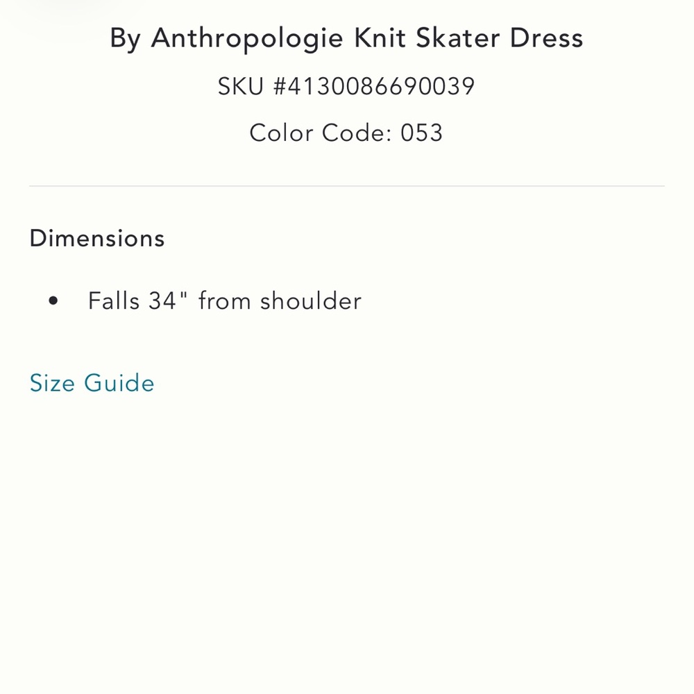 NWT Anthropologie Knit Skater Dress - Picture 6 of 8